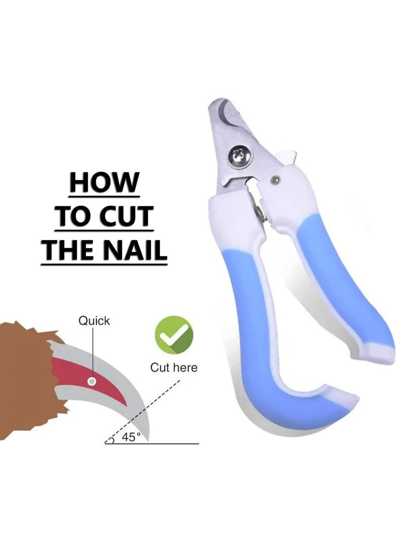 قصّافة أظافر للقطط والكلاب من الستانلس ستيل مع مبرد(بالوان متعدده) - Image 3